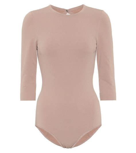 Alaïa Stretch-knit bodysuit ALAÏA