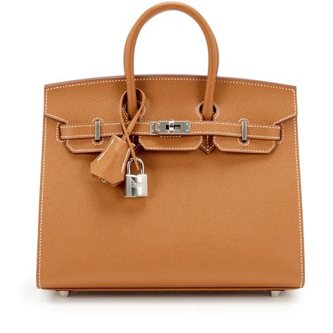 Hermès Gold Epsom Sellier Birkin 25 Palladium Hardware, 2022 Available