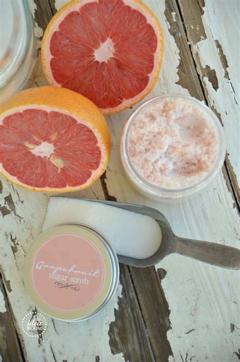 grapefruit sugar scrub recipe  idea room