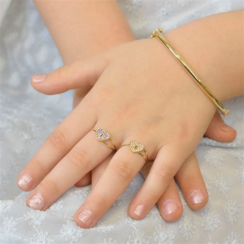 Anel Para Criança De 10 Anos - Anel Infantil De Ouro 18k | Web Joias - Joias de Ouro 18k em até 10x ...