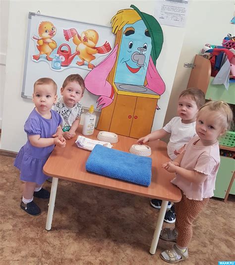 Фотоотчет о реализации проекта «Чистые ладошки» в группе раннего ...