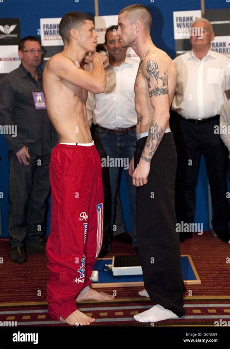 Boxing - WBO Super Featherweight Championship - All Boxers Weigh In ...