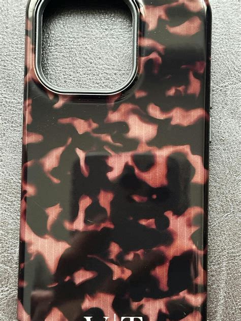 Dark Tortoiseshell Custom Initials iPhone Case | Artisticases