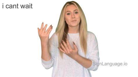 wait sign language