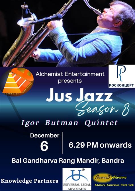 igor butman   played  full houses  mumbai  great jazz