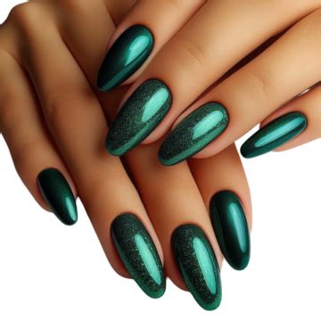 3d Beautiful Nail Painted Hand On Transparent Background, Beautiful ...