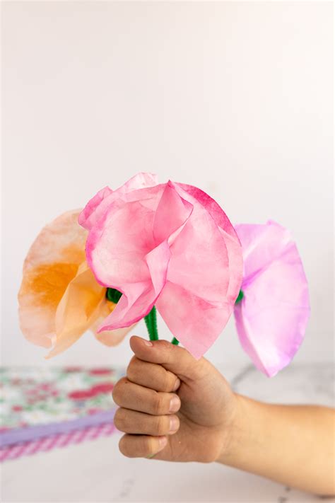 coffe filter flowers 4