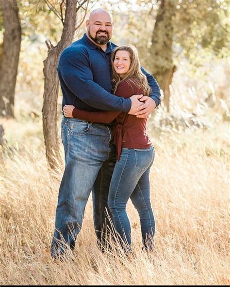 Absolute unit Brian Shaw(6ft8in) next to his almost 6ft wife(5ft11in