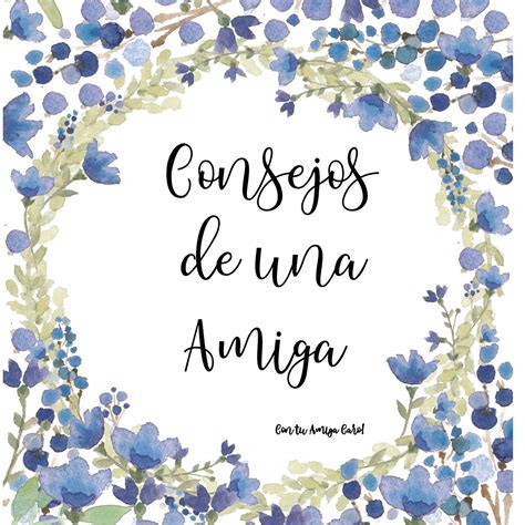Consejos de una Amiga