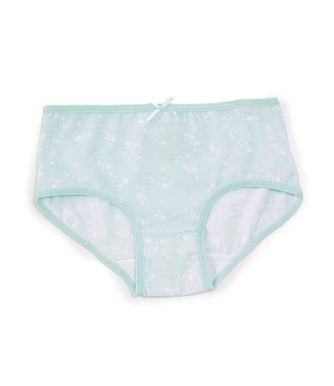 Adventurewear 360 Little Girls Star Print Cotton Brief Panties | Dillard's