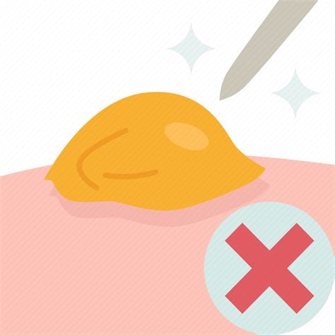 Blister, pop, avoid, puncture, skin icon - Download on Iconfinder