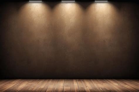 premium photo brown studio backdrop  background