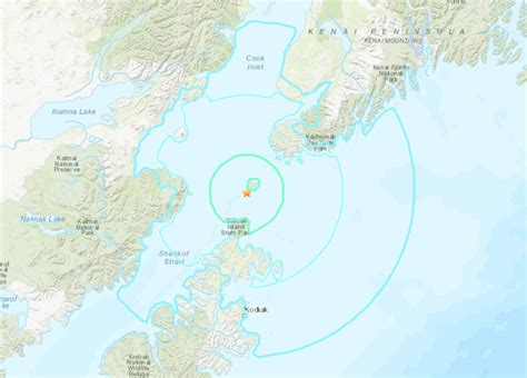 Magnitude 5.8 earthquake strikes off southern Alaska coast - Anchorage ...