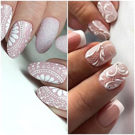 beautiful lace nails art ideas video tutorial lace nail art