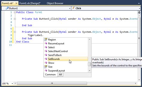 visual basic   sql methods