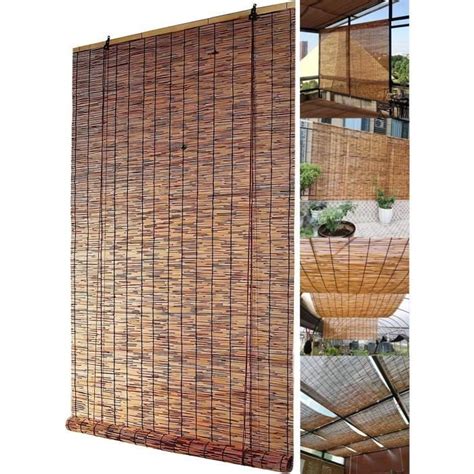 canisse bamboucloture en roseau naturelbrise vue balconprotection de