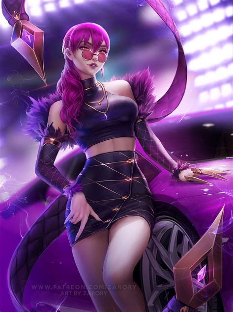 Sukkubus KDA Evelynn (LOL digital artwork) [Artist: Zarory] - League of ...