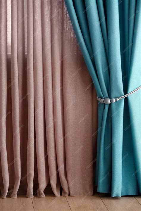 Premium Photo | Beautiful colorful curtains in room