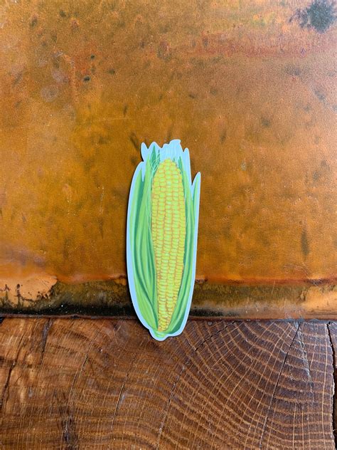Corn On The Cob Sticker: Waterproof Farming Decal – Little Rocks Design