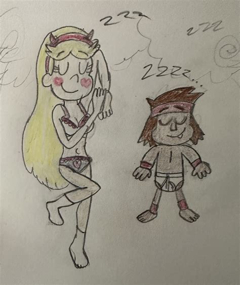 Star Butterfly and KO sleeping/dreaming. by 13mcjunkinm on DeviantArt