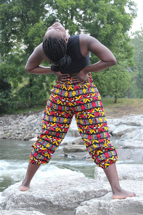 Abi African unisex Yoga pants unisex harem pants African | Etsy