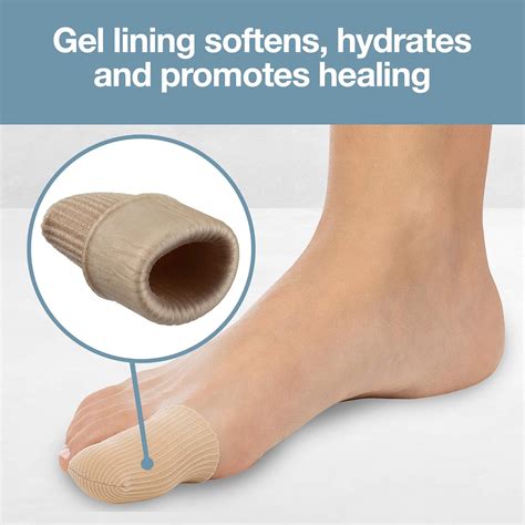 Buy ZenToes 5 Pack Toe Caps Closed Toe Fabric Sleeve Protectors with