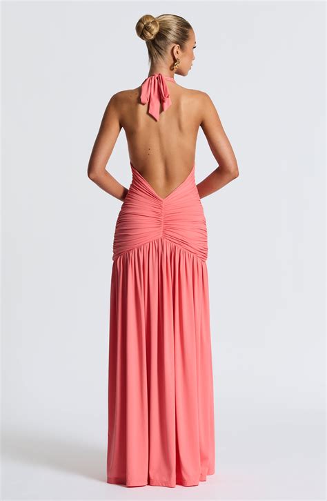 maxi coral dresses 2