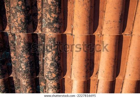 Tiles Roof Top Before After Cleaning Stock Photo 2227816695 | Shutterstock