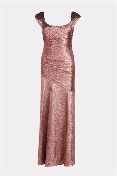 Santana Scoop Neck Gown – THEIA