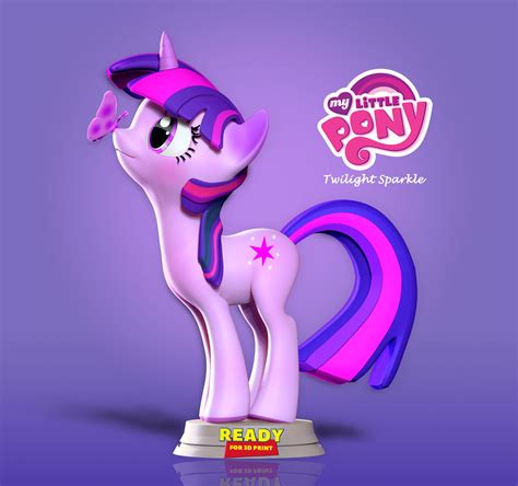 Twilight Sparkle - Little Pony 3D model 3D printable | CGTrader