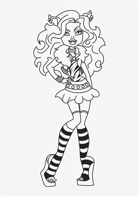 Baú da Web: Monster High desenhos para colorir