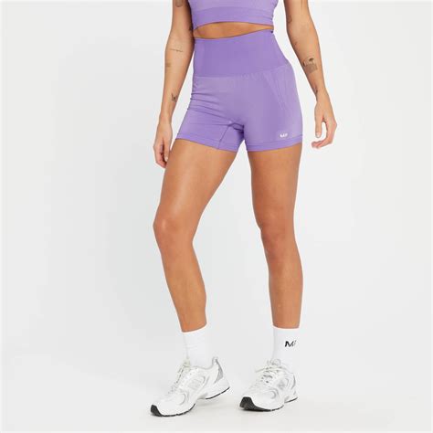 MP Women's Tempo Tonal Seamless Booty Shorts - Electric Lilac | MYPROTEIN™