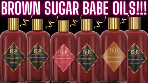 REVIEWING AND TRYING THE BROWN SUGAR BABE BODY OILS - YouTube