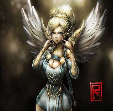 ArtStation - OverWatch goddess Mercy