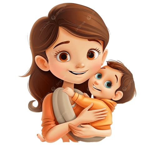 mother  baby love clipart