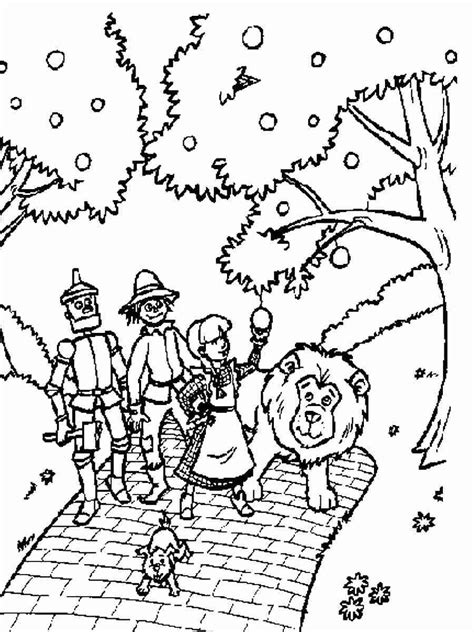 Wizard Of Oz Coloring Pages Activity - Free Printable Coloring Pages