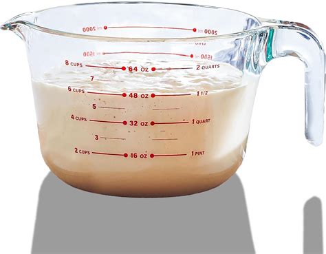 cup large glass measuring cup kitchen mixing bowl liquid measure