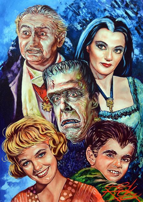 Rick Melton - The Munsters - Classic Horror - Art Print – Wild Star Hearts