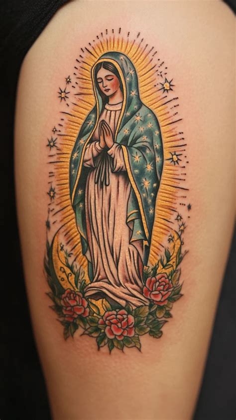 lady  guadalupe tattoo meaning spiritual symbolism  cultural