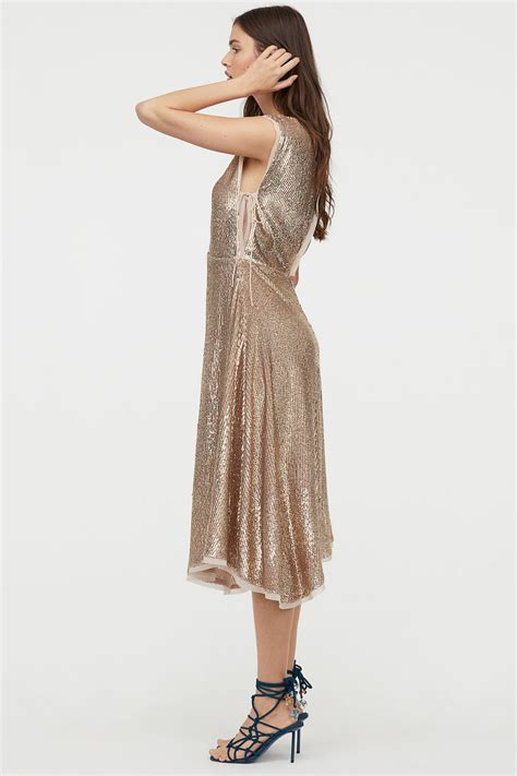H&M + Sequinned Dress