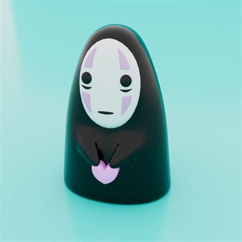 OBJ file No Face Ghibli 👹・3D printer model to download・Cults