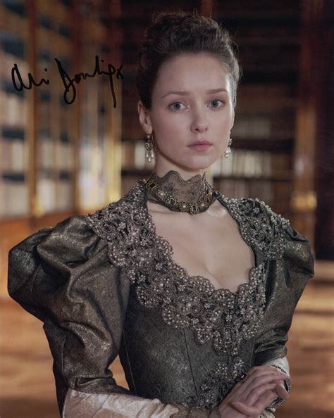 ALEXANDRA DOWLING - Queen Anne in The Musketeers hand signed 10 x 8 ph