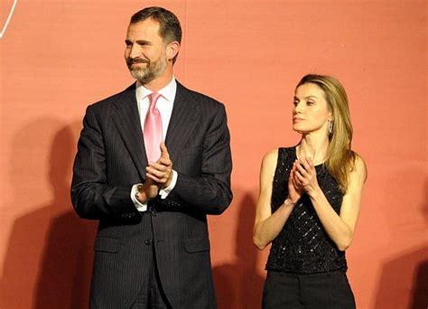 crown prince felipe  crown princess letizia attended  national