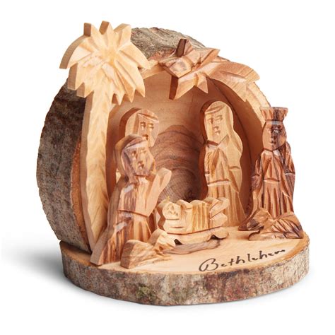 Bethlehem Olive Wood Nativity Scene Hand Made in Bethlehem OWO 091 - Etsy