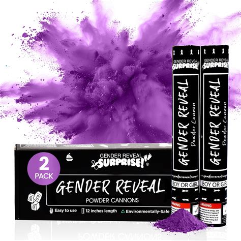 Gender Reveal Surprise - IFF17 Purple Gender Reveal Powder Easy to Use