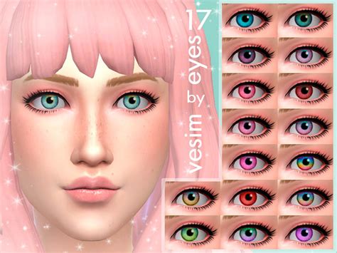 Sims 4 eye color replacement - kiwilana