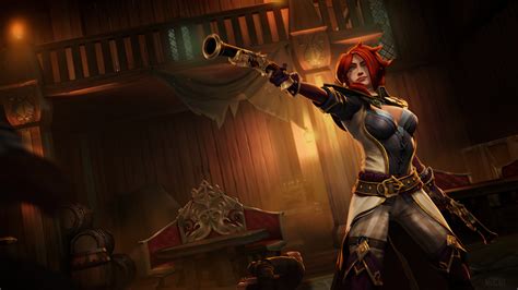 Ruined, Miss Fortune, LoL, Legends of Legends, Video Game HD Phone