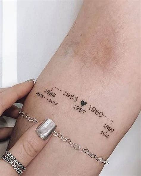 Tatuagens De Data De Nascimento - Tatuagem data de nascimento: As 33 mais Tops e inspiradoras