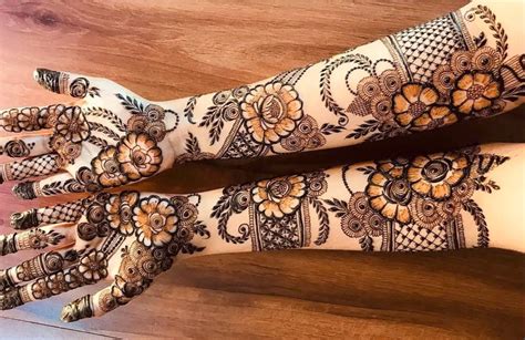 latest floral mehndi designs glossnglitters