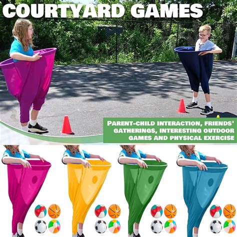 4 Packs Granny Pants Yard Game - Silly Outdoor Tossing Fun: Race to